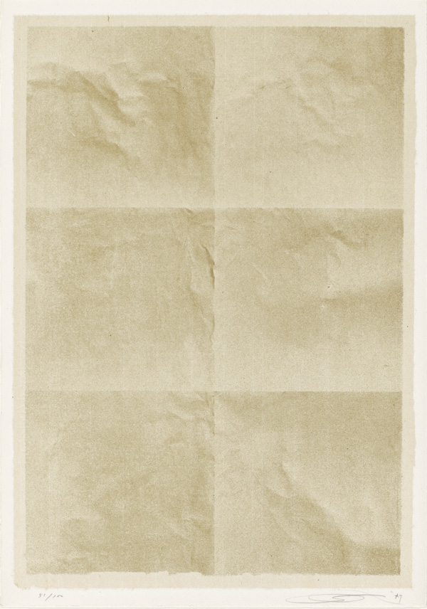 Ida Shōichi (1941–2006) Paper on Paper, from the portfolio Surface Is the Between: Lotus Sutra